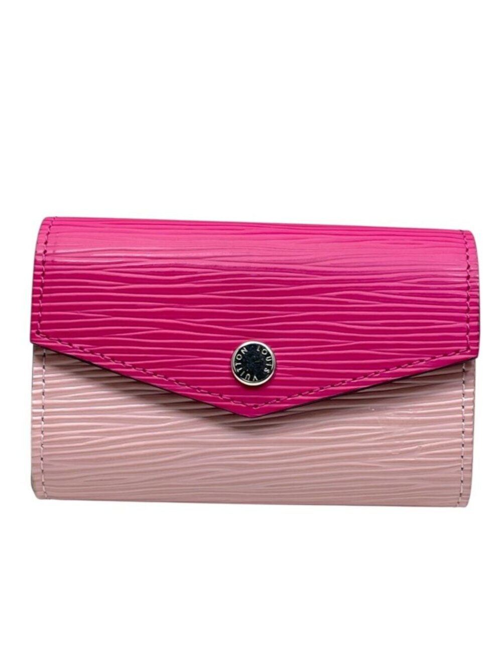 Louis Vuitton Multi Cult Sarah Card Case Coin Purse Epi Leather Pink Compact